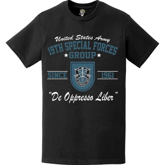 19th Special Forces Group (19th SFG) Commemorative Legacy T-Shirt - Celebrating Since 1961 Tactically Acquired   