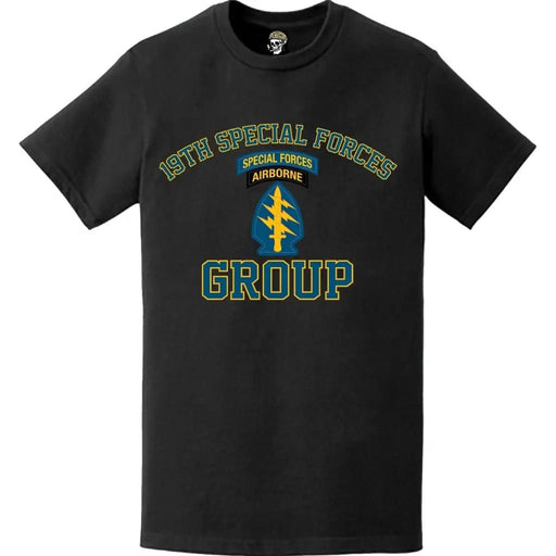 19th Special Forces Group (19th SFG) Tab T-Shirt Tactically Acquired   