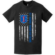 1st Marine Raider Battalion (1st MRB) American Flag T-Shirt Tactically Acquired   
