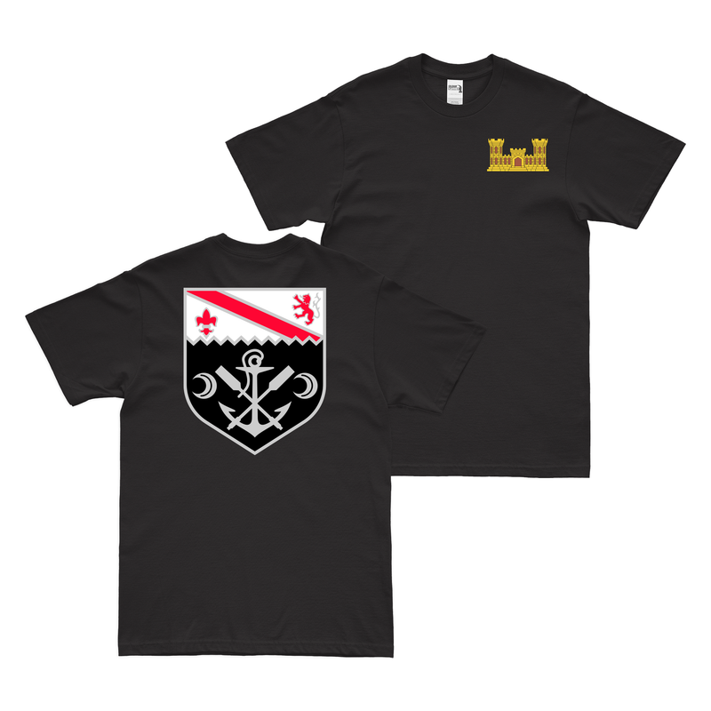 Double-Sided 1st Engineer Battalion Logo T-Shirt