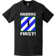 1st ABCT, 3rd Infantry Division "Raiders" Logo Emblem T-Shirt Tactically Acquired   