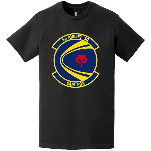 1st Airlift Squadron Logo Emblem T-Shirt Tactically Acquired   