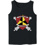1st Battalion, 12th Marines (1/12) Unit Logo Emblem Tank Top Tactically Acquired   