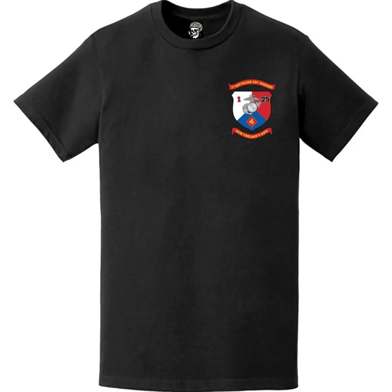 1st Battalion, 25th Marines (1/25) Left Chest Unit Emblem T-Shirt