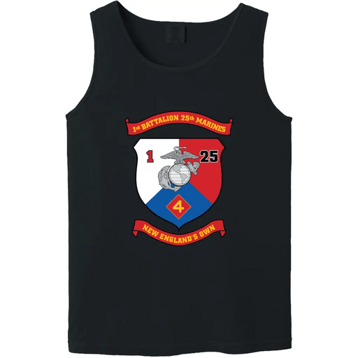 1st Battalion, 25th Marines (1/25) Unit Logo Emblem Tank Top Tactically Acquired   