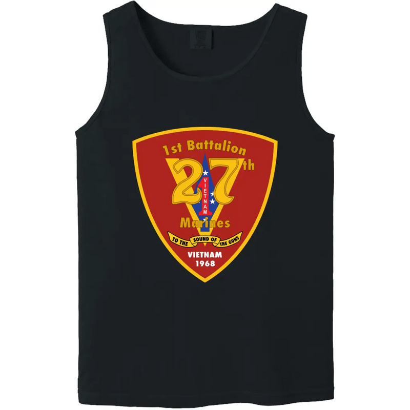 1st Battalion, 27th Marines (1/27) Unit Logo Emblem Tank Top