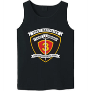 1st Battalion, 3rd Marines (1/3) Unit Logo Emblem Tank Top Tactically Acquired   