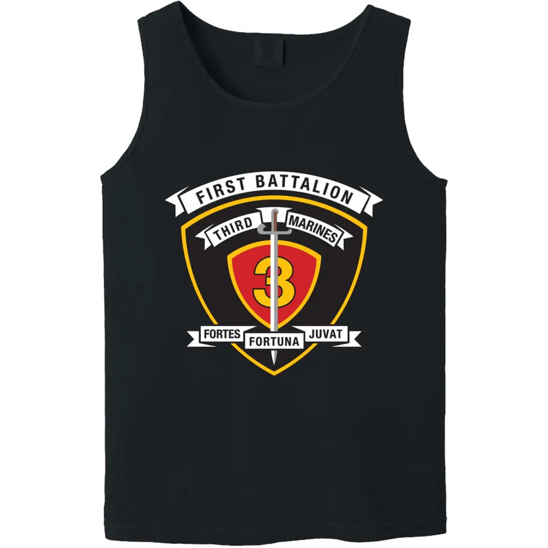 1st Battalion, 3rd Marines (1/3) Unit Logo Emblem Tank Top