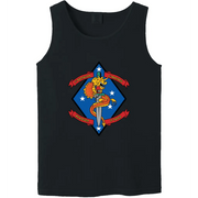 1st Battalion, 4th Marines (1/4 Marines) Unit Logo Tank Top Tactically Acquired   