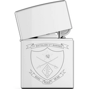 1st Battalion, 5th Marines (1/5) Engraved Zippo Lighter Tactically Acquired   