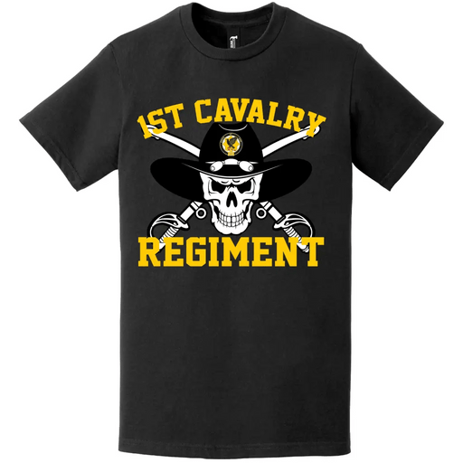 1st Cavalry Regiment Saber Skull T-Shirt Tactically Acquired   