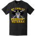 1st Cavalry Regiment Veteran Distressed Saber Skull T-Shirt Tactically Acquired   