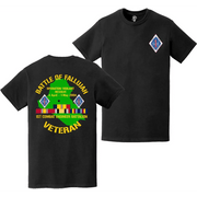 1st CEB First Battle of Fallujah (Operation Vigilant Resolve) Double-Sided Veteran T-Shirt Tactically Acquired   