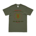 1st Infantry Division 'Big Red One' Legacy T-Shirt Tactically Acquired Military Green Distressed Small