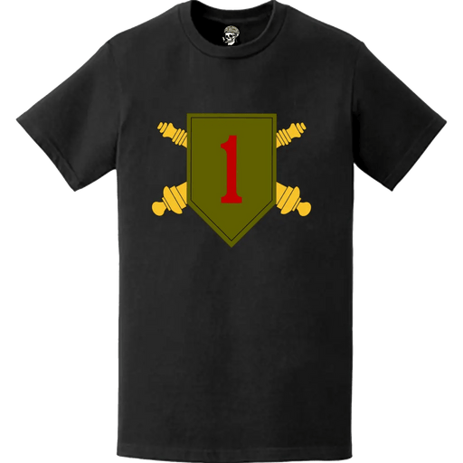 1st Infantry Division Artillery (DIVARTY) Logo Emblem T-Shirt Tactically Acquired   