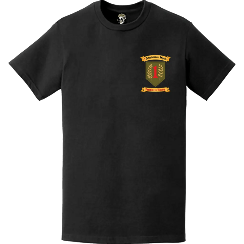 1st Infantry Division Sustainment Brigade Left Chest Logo Emblem T-Shirt