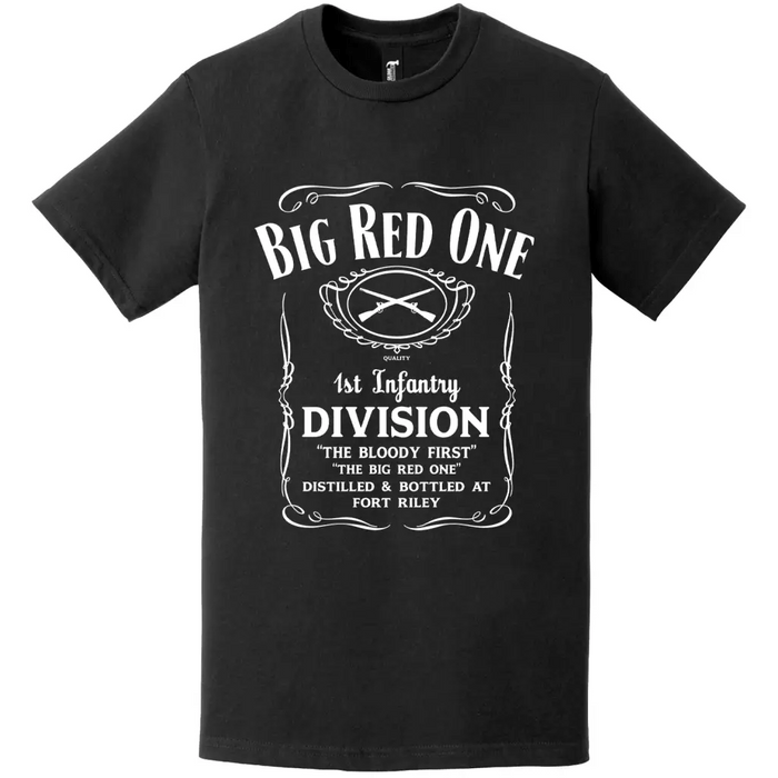 1st Infantry Division Whiskey Label T-Shirt Tactically Acquired   