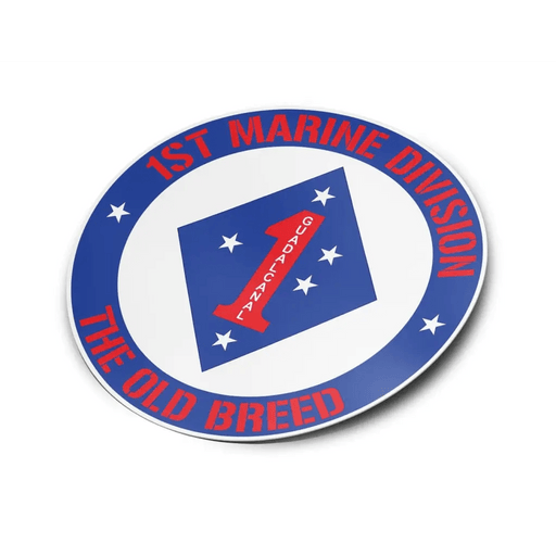1st Marine Division "The Old Breed" Vinyl Sticker Decal Tactically Acquired   