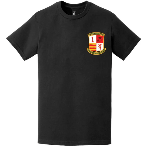 1st Marine Logistics Group (1st MLG) Left Chest Logo T-Shirt Tactically Acquired   