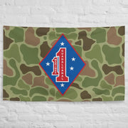 1st Marine Regiment Frogskin Camo Flag Tactically Acquired   