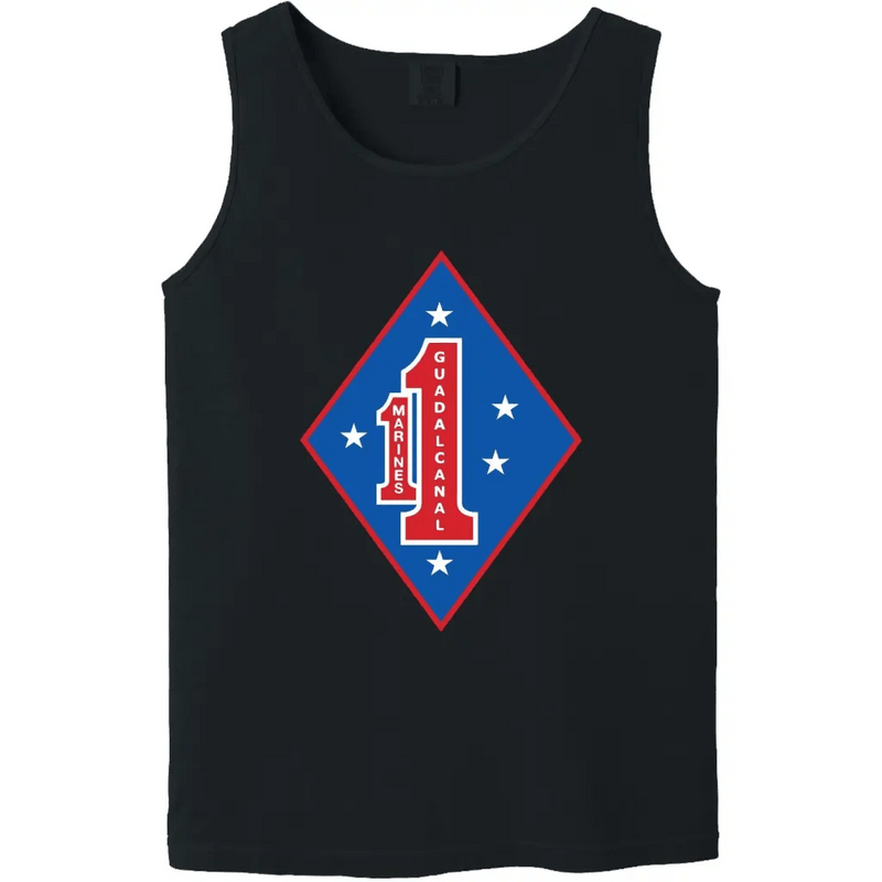 1st Marine Regiment Logo Tank Top