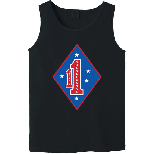 1st Marine Regiment Logo Tank Top Tactically Acquired   