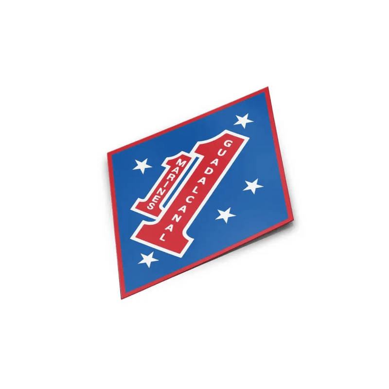 1st Marine Regiment Vinyl Sticker Decal