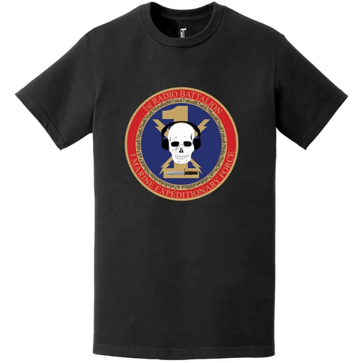 1st Radio Battalion Logo Emblem T-Shirt Tactically Acquired   