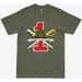 1st Recruit Training Battalion Military Green T-Shirt Tactically Acquired   