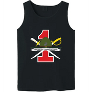 1st Recruit Training Battalion USMC Unit Logo Emblem Tank Top Tactically Acquired   