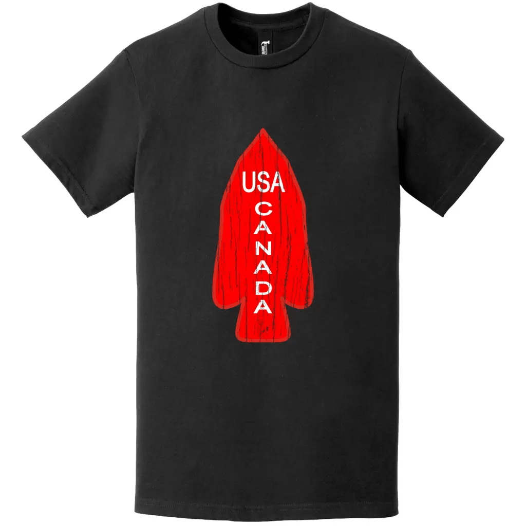 1st Special Service Force Distressed WWII Logo Emblem Insignia T-Shirt Tactically Acquired   