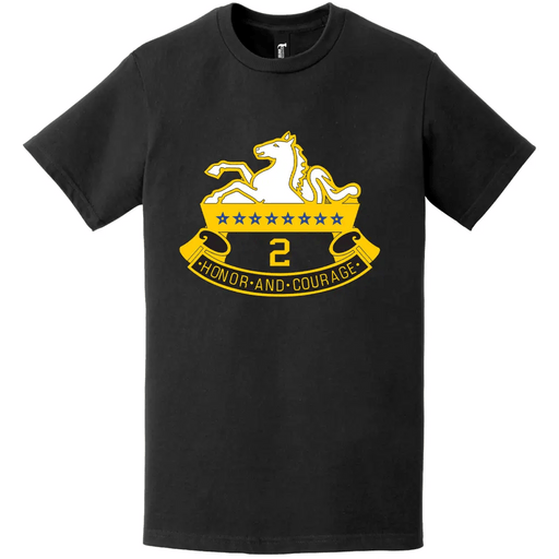 2-8 CAV Regiment Unit Logo Emblem T-Shirt Tactically Acquired   