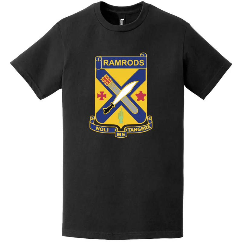 2-2 Infantry "Ramrods" Logo Emblem Crest T-Shirt
