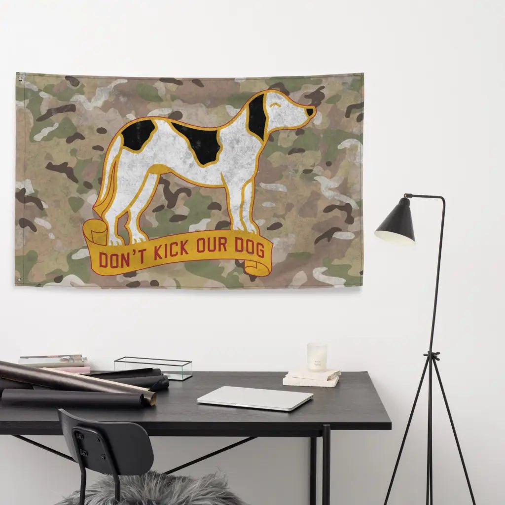 203rd Engineer Battalion Indoor Wall Flag Tactically Acquired   