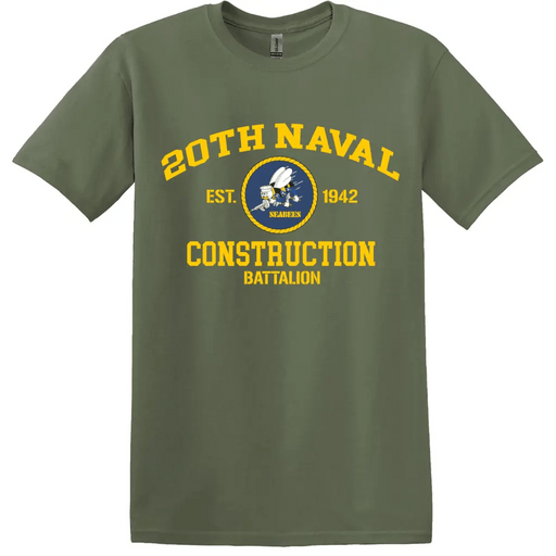 20th Naval Construction Battalion (20th NCB) WW2 Legacy T-Shirt Tactically Acquired   