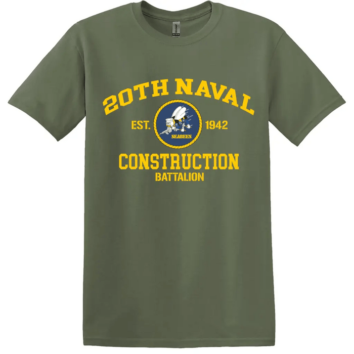 20th Naval Construction Battalion (20th NCB) WW2 Legacy T-Shirt Tactically Acquired   