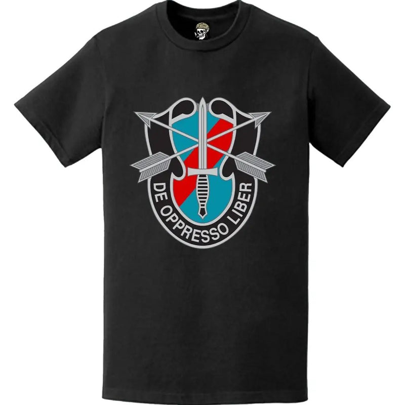 20th Special Forces Group De Oppresso Logo T-Shirt