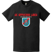 20th Special Forces Group Heavy Metal Style T-Shirt Tactically Acquired   