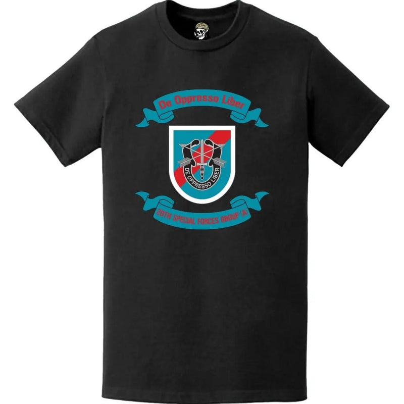20th Special Forces Group Motto Legacy Scroll T-Shirt