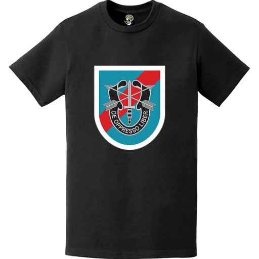 20th Special Forces Group (20th SFG) Beret Flash T-Shirt Tactically Acquired   