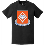 212th Signal Battalion DUI Logo Emblem Insignia T-Shirt Tactically Acquired   