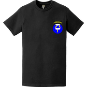 21st Airborne Division Logo Emblem Left Chest T-Shirt Tactically Acquired   