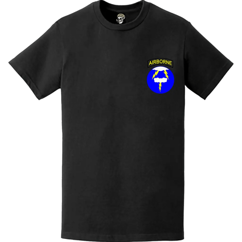 21st Airborne Division Logo Emblem Left Chest T-Shirt