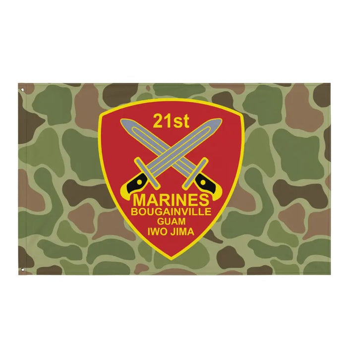 21st Marine Regiment Frogskin Camo Flag Tactically Acquired Default Title  