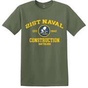 21st Naval Construction Battalion (21st NCB) WW2 Legacy T-Shirt Tactically Acquired   