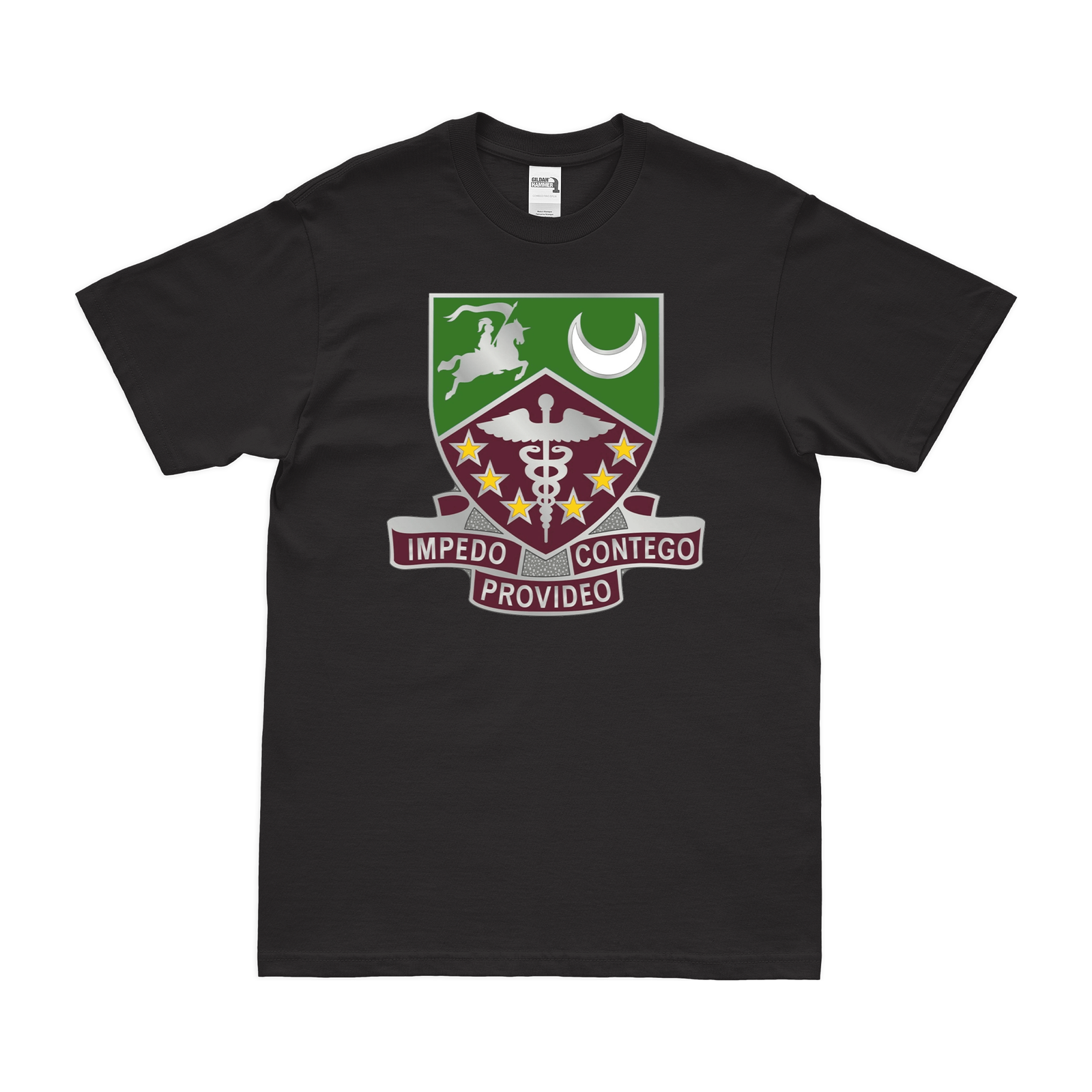 U.S. Army 229th Medical Battalion T-Shirt Tactically Acquired Black Clean Small