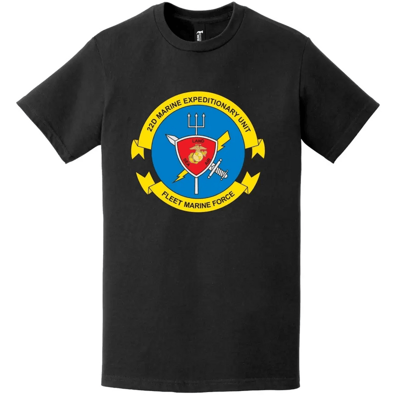 22nd Marine Expeditionary Unit (22nd MEU) Logo Emblem T-Shirt