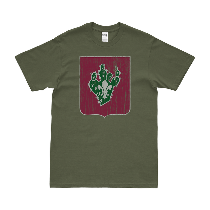 U.S. Army 230th Medical Battalion T-Shirt Tactically Acquired Military Green Distressed Small