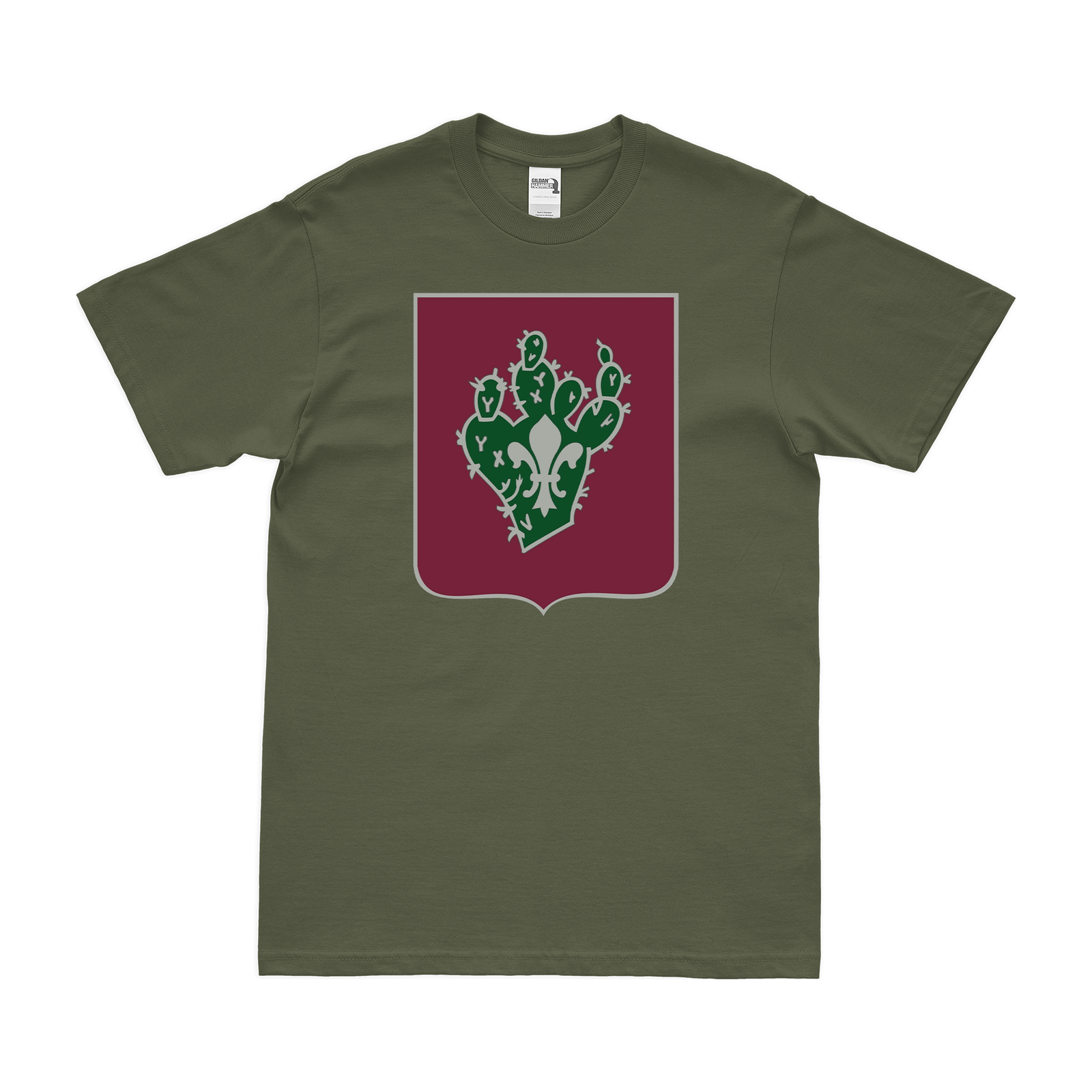 U.S. Army 230th Medical Battalion T-Shirt Tactically Acquired Military Green Clean Small
