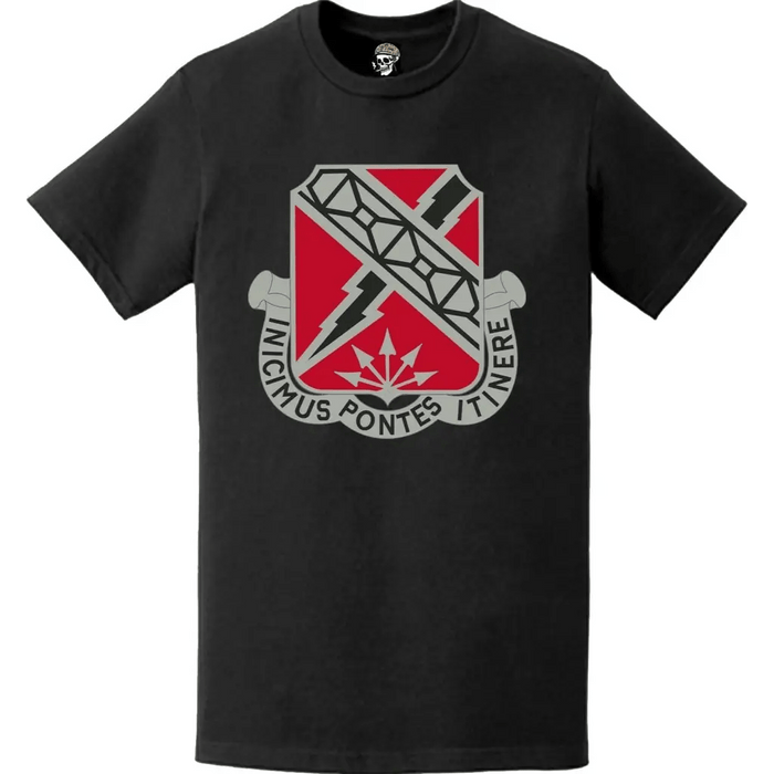 230th Engineer Battalion Logo Emblem T-Shirt Tactically Acquired   